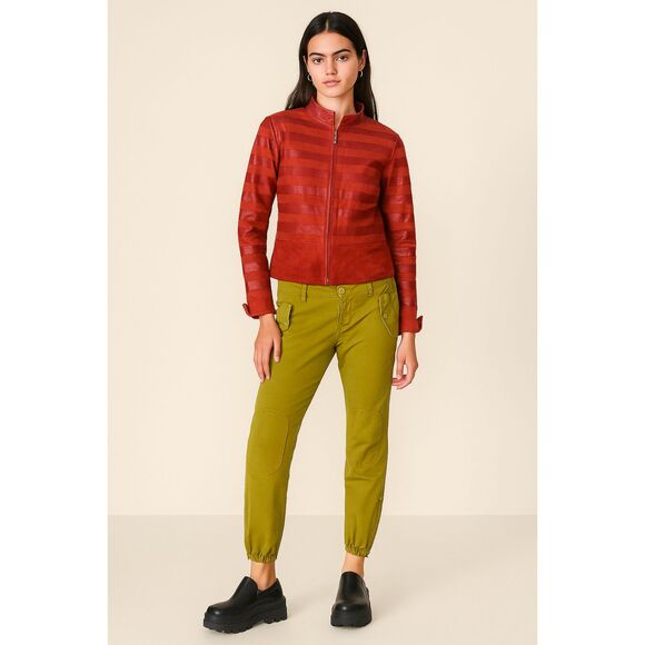 True NYC.  Cargo Style Pant in Chartreuse  28 - Picture 1 of 12